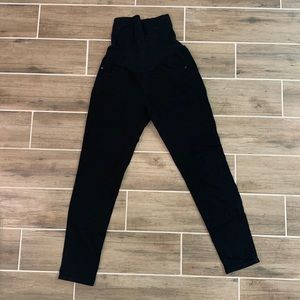 AG Full belly band black MATERNITY skinny ankle jean size 29R